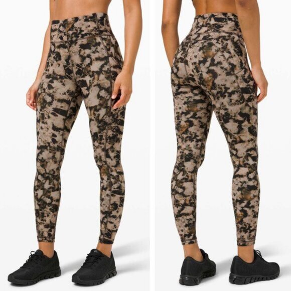 lululemon athletica Pants - Lululemon Invigorate High-Rise Tight 25" Everlux In Dispersed Light Raw Linen